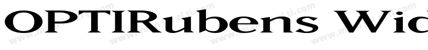 OPTIRubens Wide字体转换